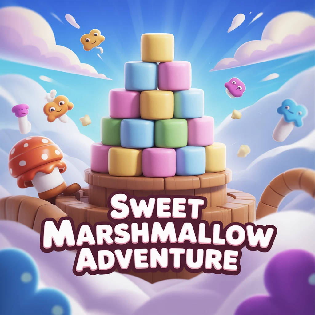 Cover image of Sweet Marshmallow Adventure: Free Online Fun