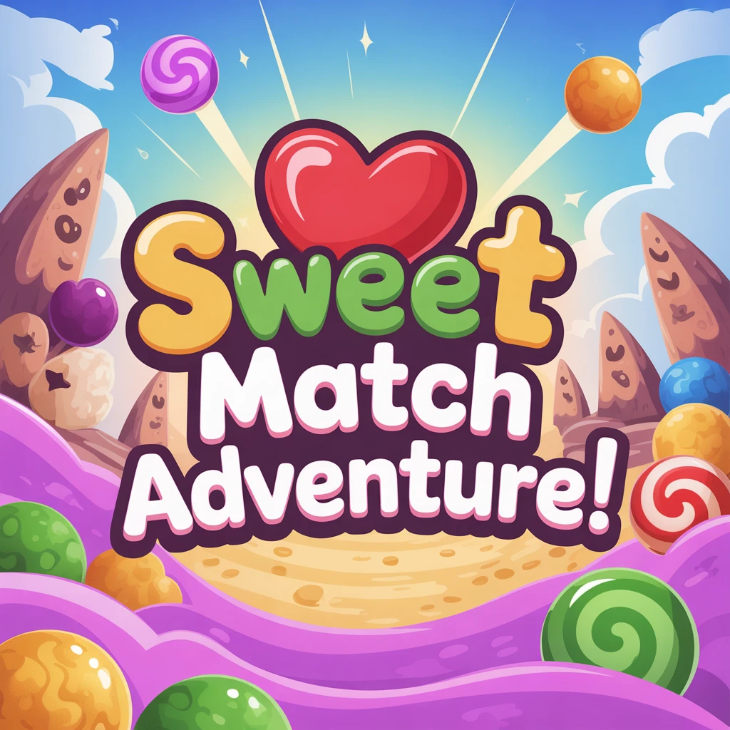 Cover image of Sweet Match Adventure: Play the Free Online Candy Puzzle Game