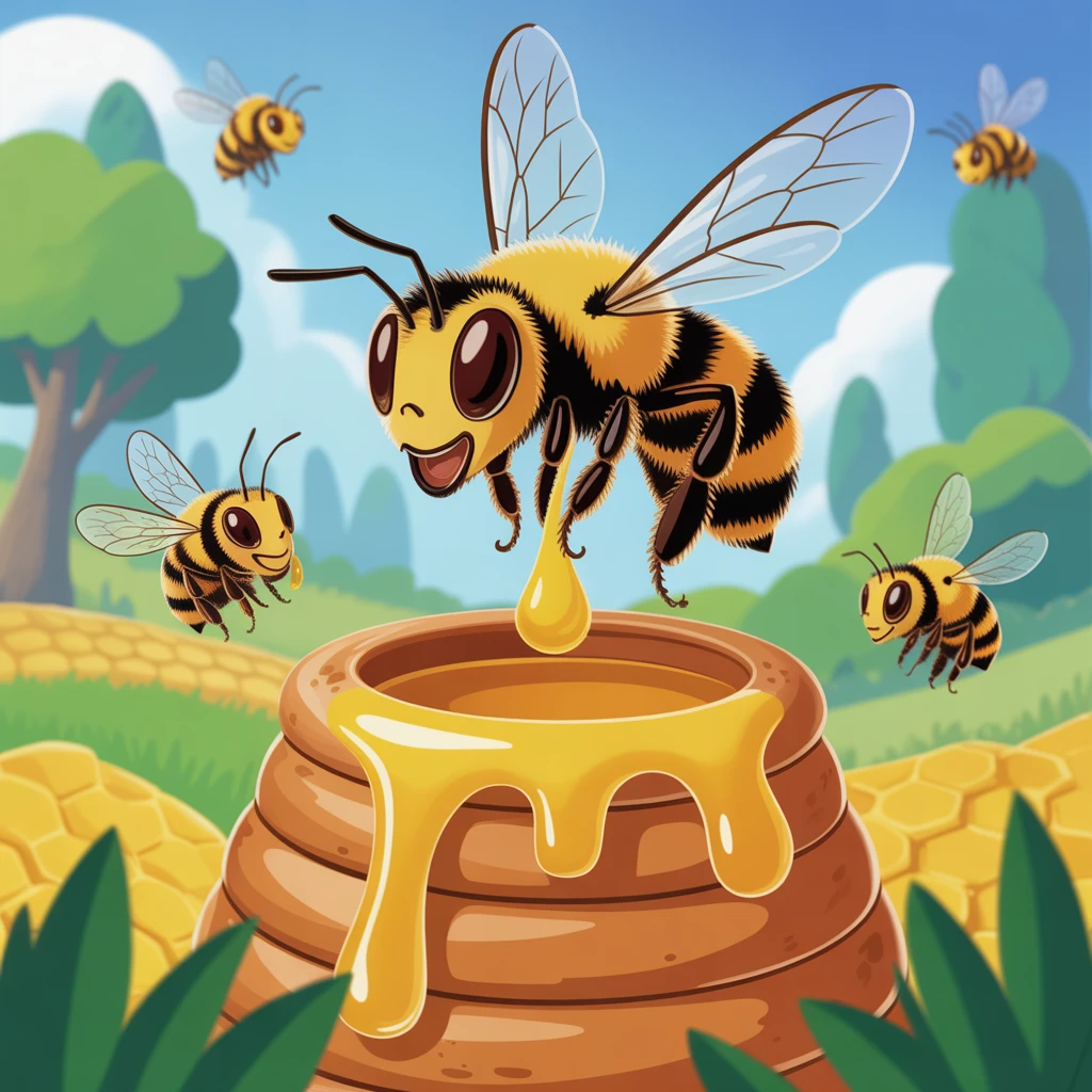 Cover image of Sweet Nectar Quest: A Fun Online Game for Sticky Adventures!