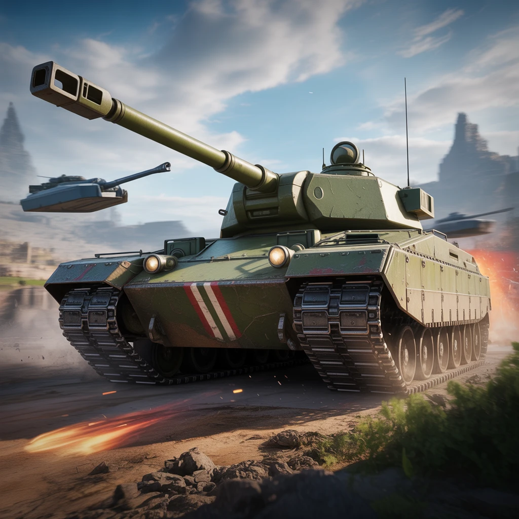 Cover image of Tactical Tank Battle: Engage in Free Online Warfare!