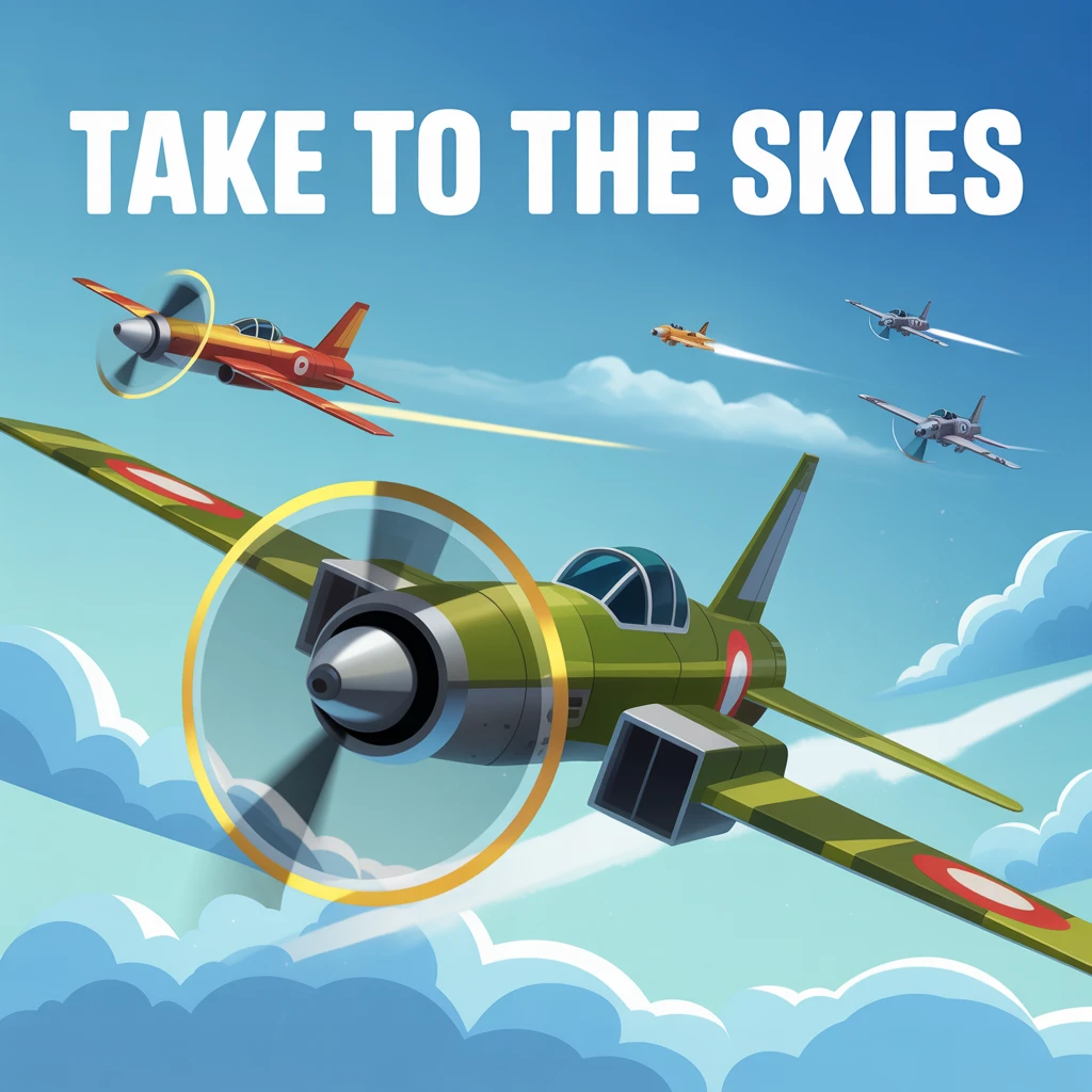 Cover image of Take to the Skies: Exciting Airplane Combat Game Online