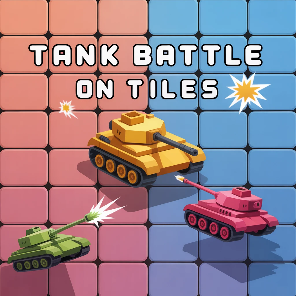 Cover image of Tank Battle on Tiles: Engage in an Epic Free Online Strategy Game!