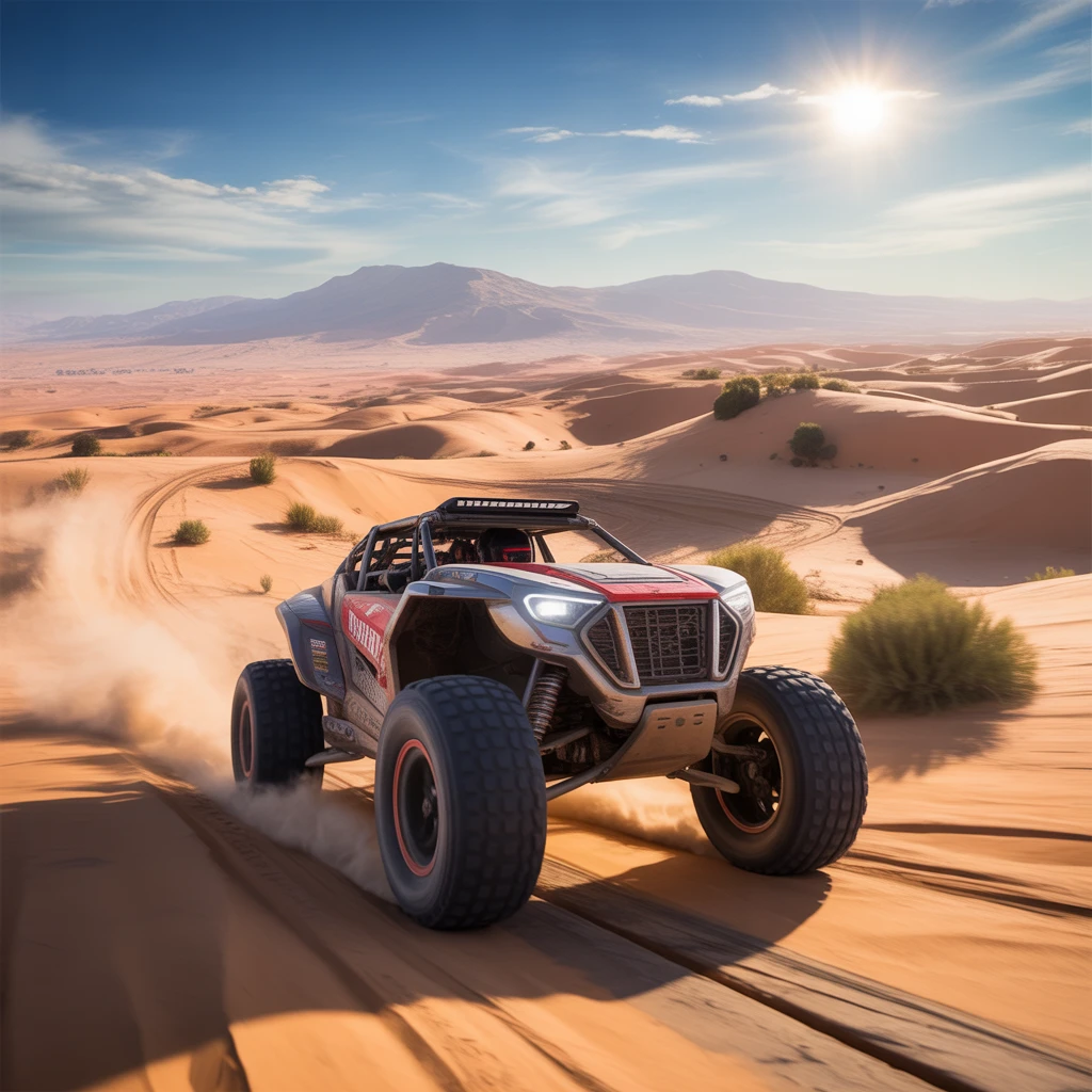 Cover image of Thrilling Desert Racer: Conquer the Sands in this Free Online Game!