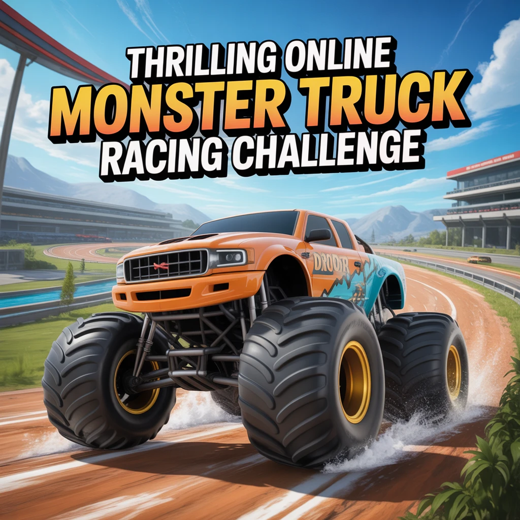 Cover image of Thrilling Online Monster Truck Racing Challenge