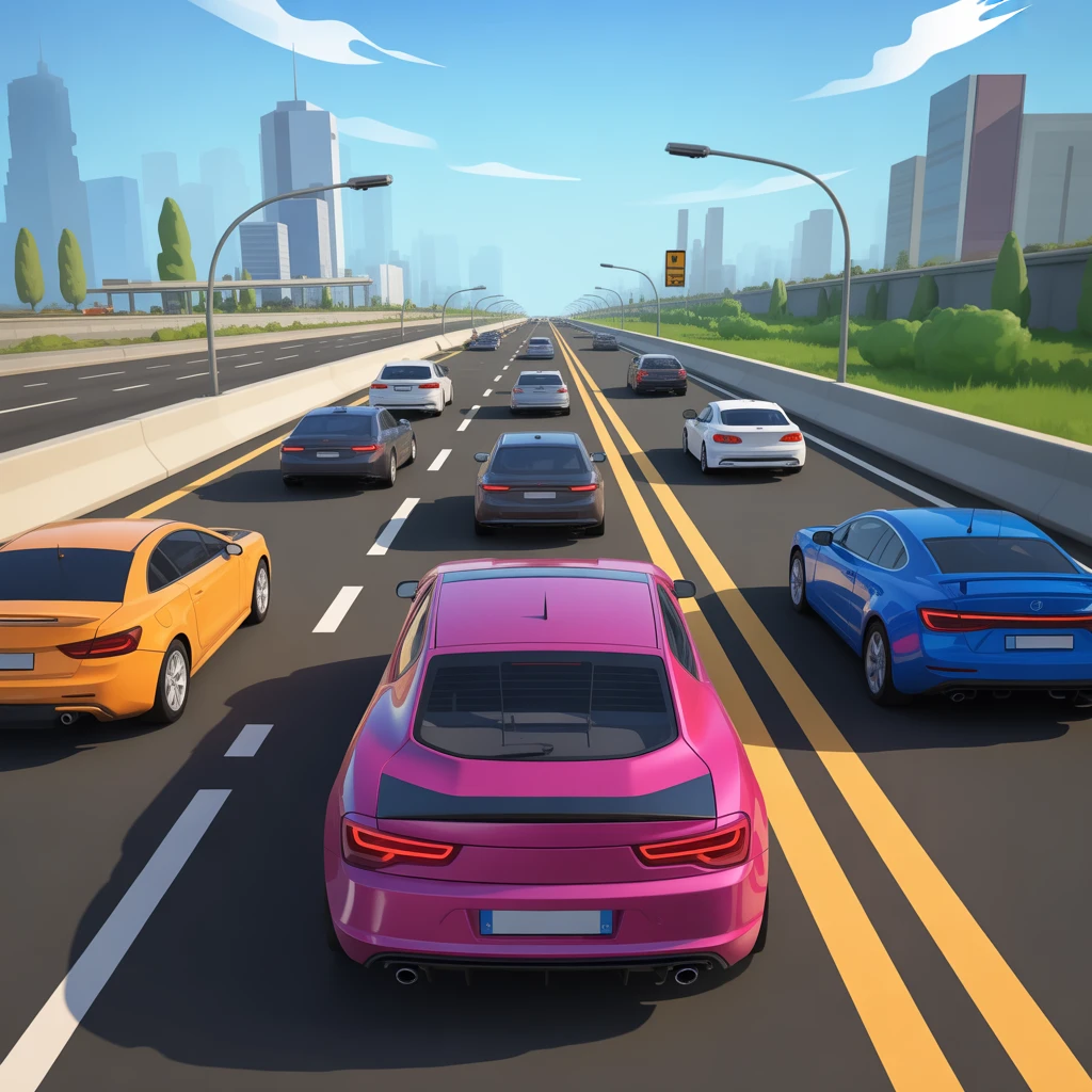 Cover image of Thrilling Online Traffic Racer: Free Browser Adventure