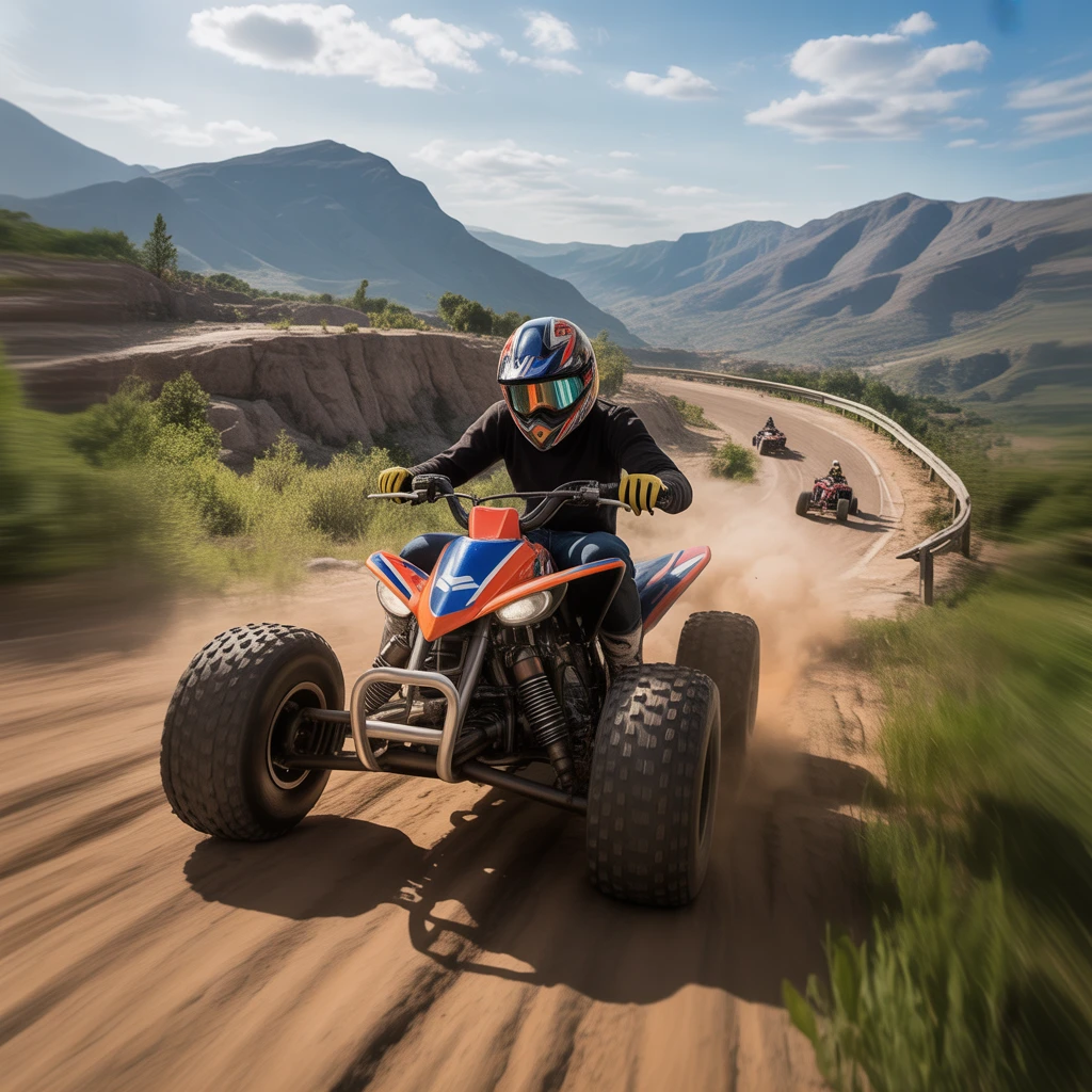 Cover image of Thrilling Quad Bike Racing Adventure - Free Online Game