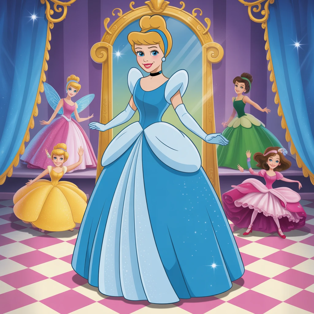 Cover image of Transform Cinderella: A Magical Dress-Up Adventure Online