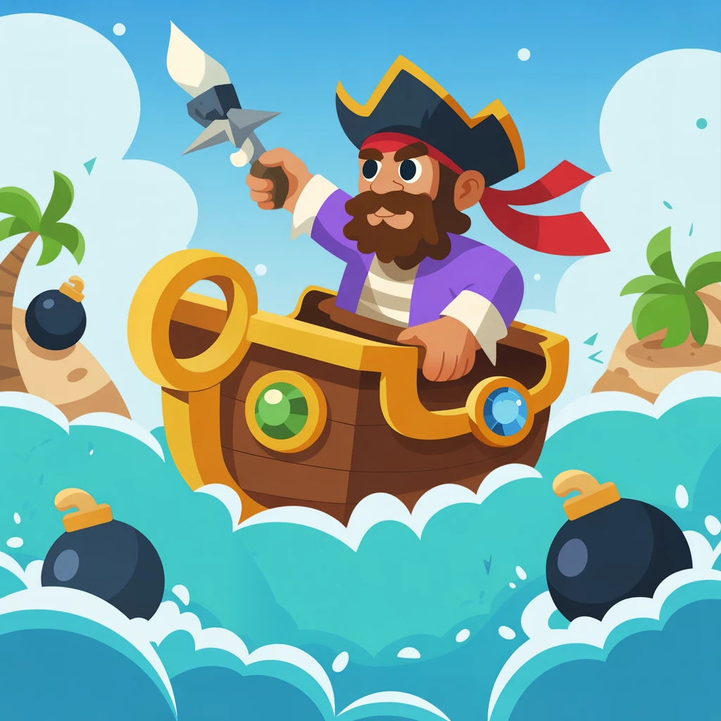 Cover image of Treasure Quest: Pirate Bomber Adventure