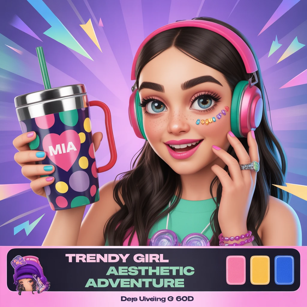 Cover image of Trendy Girl Aesthetic Adventure - Play for Free Online!