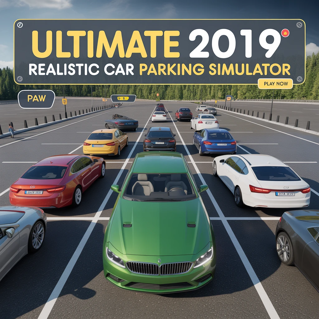 Cover image of Ultimate 2019 Realistic Car Parking Simulator - Play Online for Free