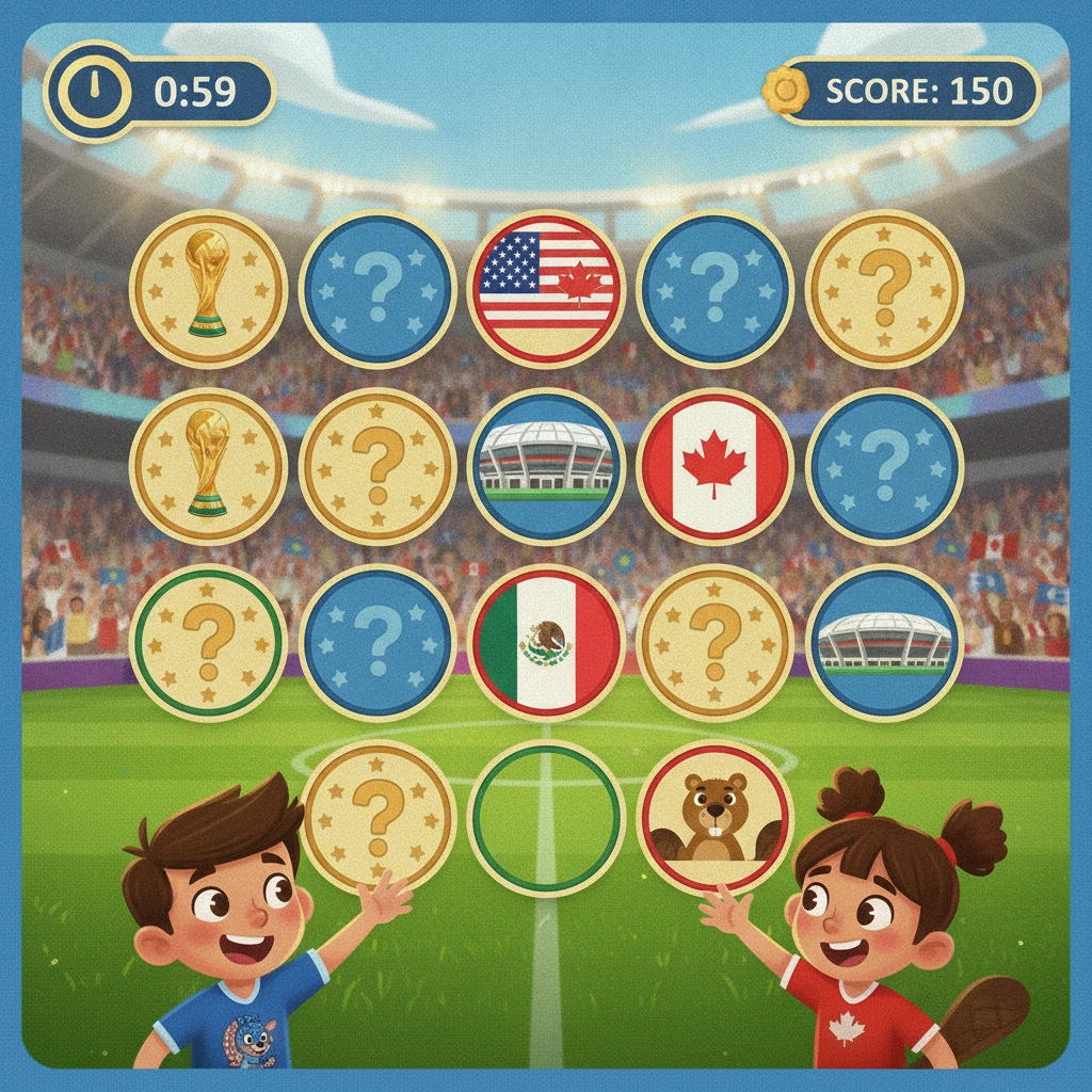 Cover image of Ultimate 2026 World Cup Memory Challenge - Play Free Online Game!