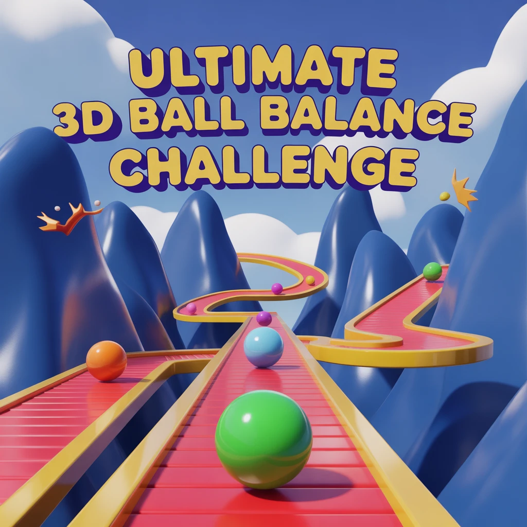 Cover image of Ultimate 3D Ball Balance Challenge - Play Free Online Game!