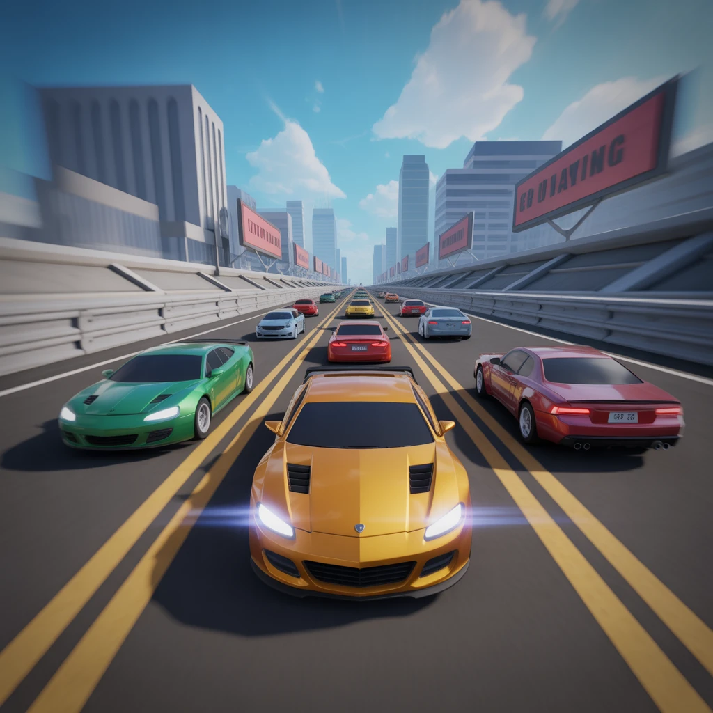 Cover image of Ultimate 3D Car Racing: Extreme Dodge Challenge Online