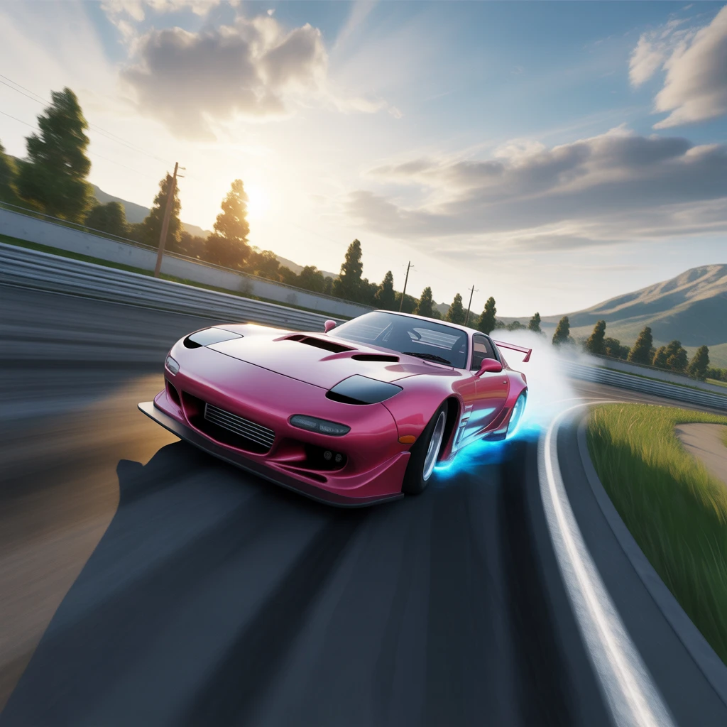 Cover image of Ultimate 3D Drift Challenge: Experience RX7 Racing Online
