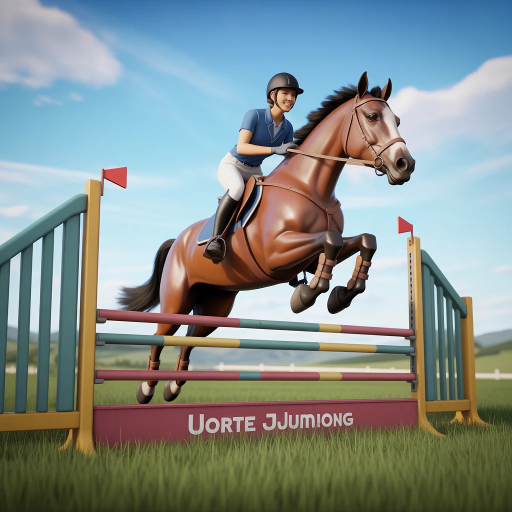 Cover image of Ultimate 3D Horse Jumping Challenge - Free Online Game