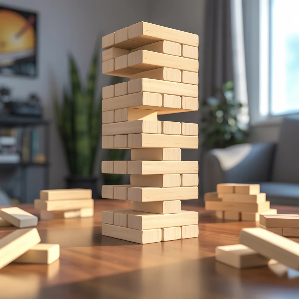 Cover image of Ultimate 3D Jenga Challenge: Play the Free Online Bricks Game!
