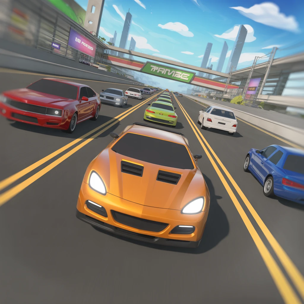Cover image of Ultimate 3D Racing Challenge: Drive Pro Online Game