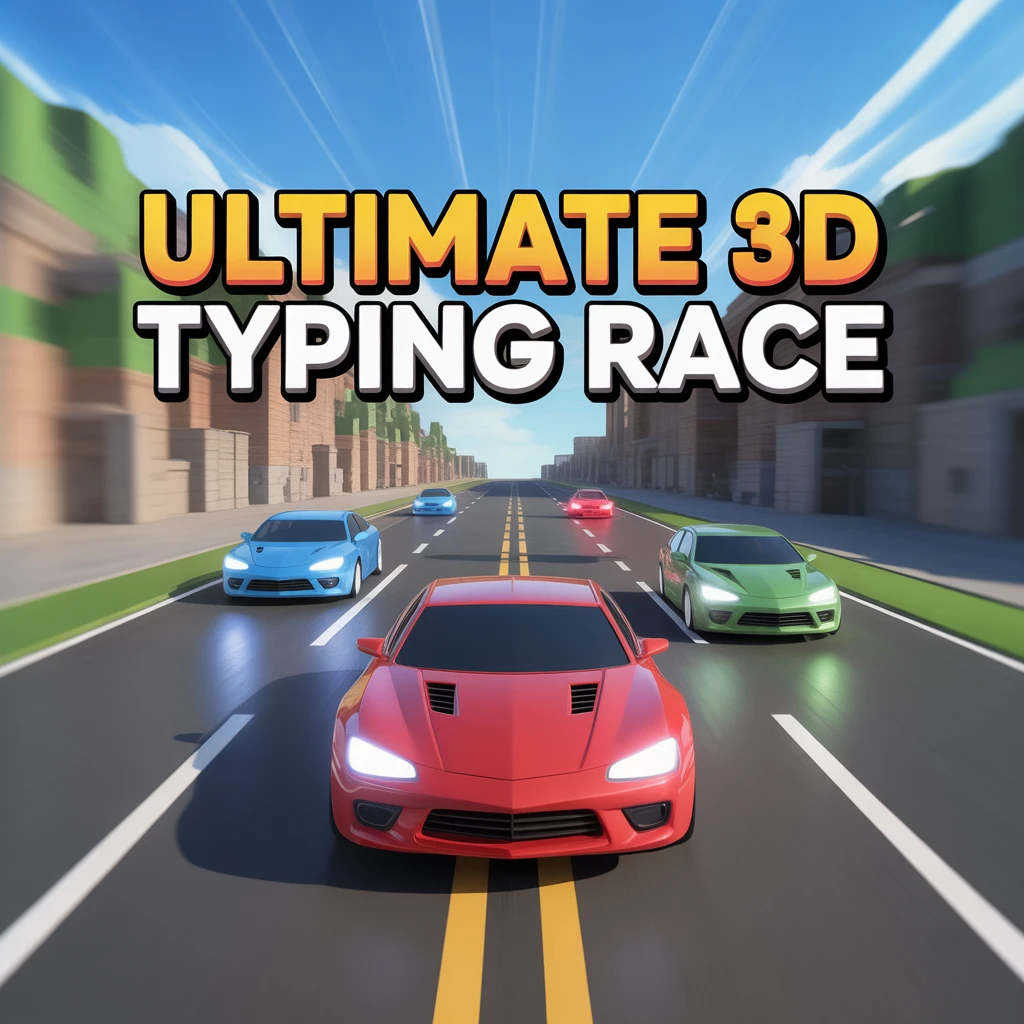 Cover image of Ultimate 3D Typing Race: Free Online Browser Game