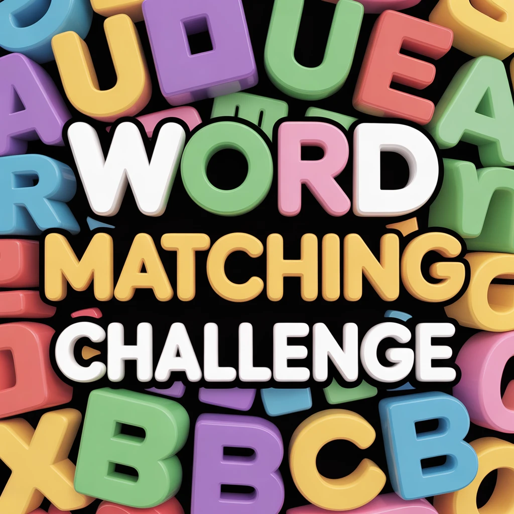 Cover image of Ultimate 3D Word Matching Challenge - Play Online for Free!