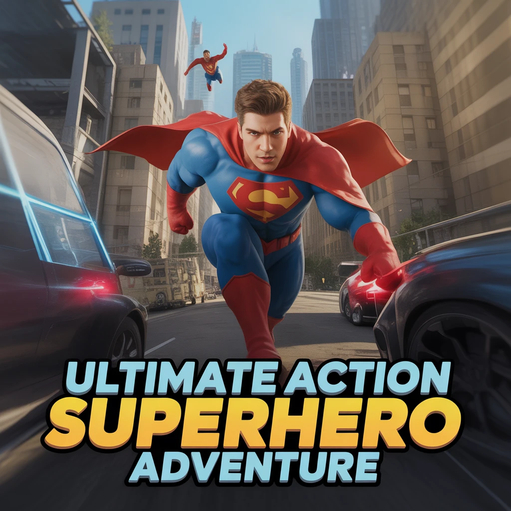 Cover image of Ultimate Action Superhero Adventure: Free Browser Game Online