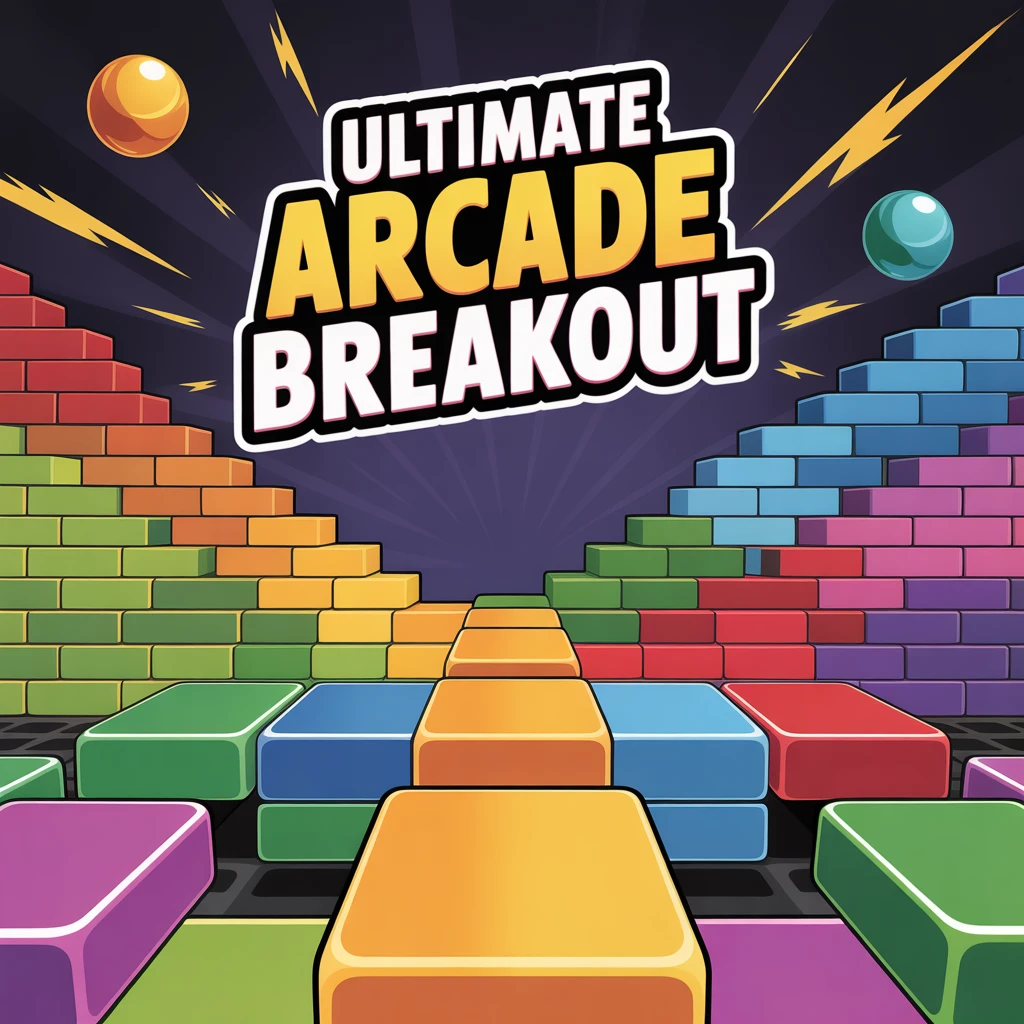 Cover image of Ultimate Arcade Breakout: Free Online Brick-Breaking Adventure
