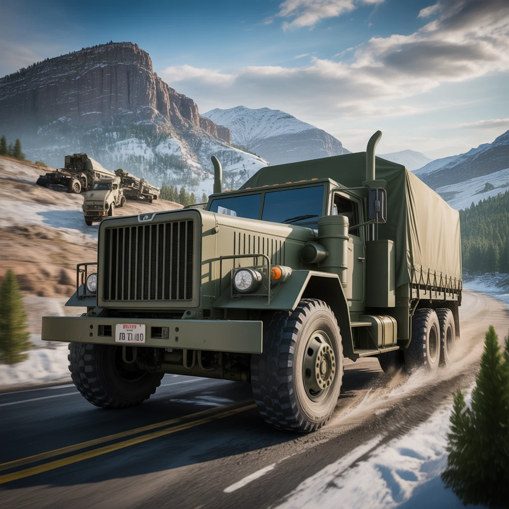 Cover image of Ultimate Army Truck Driving Challenge - Free Online Adventure