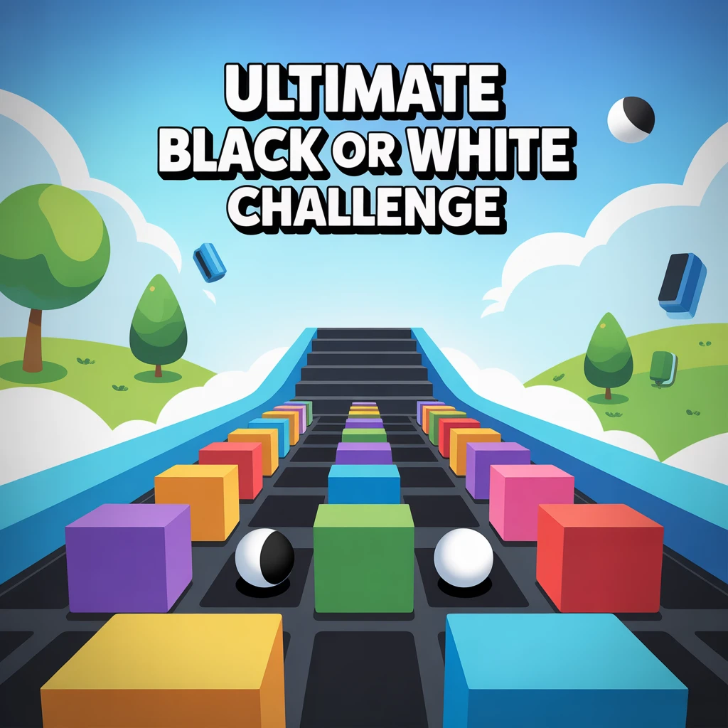 Cover image of Ultimate Black or White Challenge: Play This Free Online Game Now!