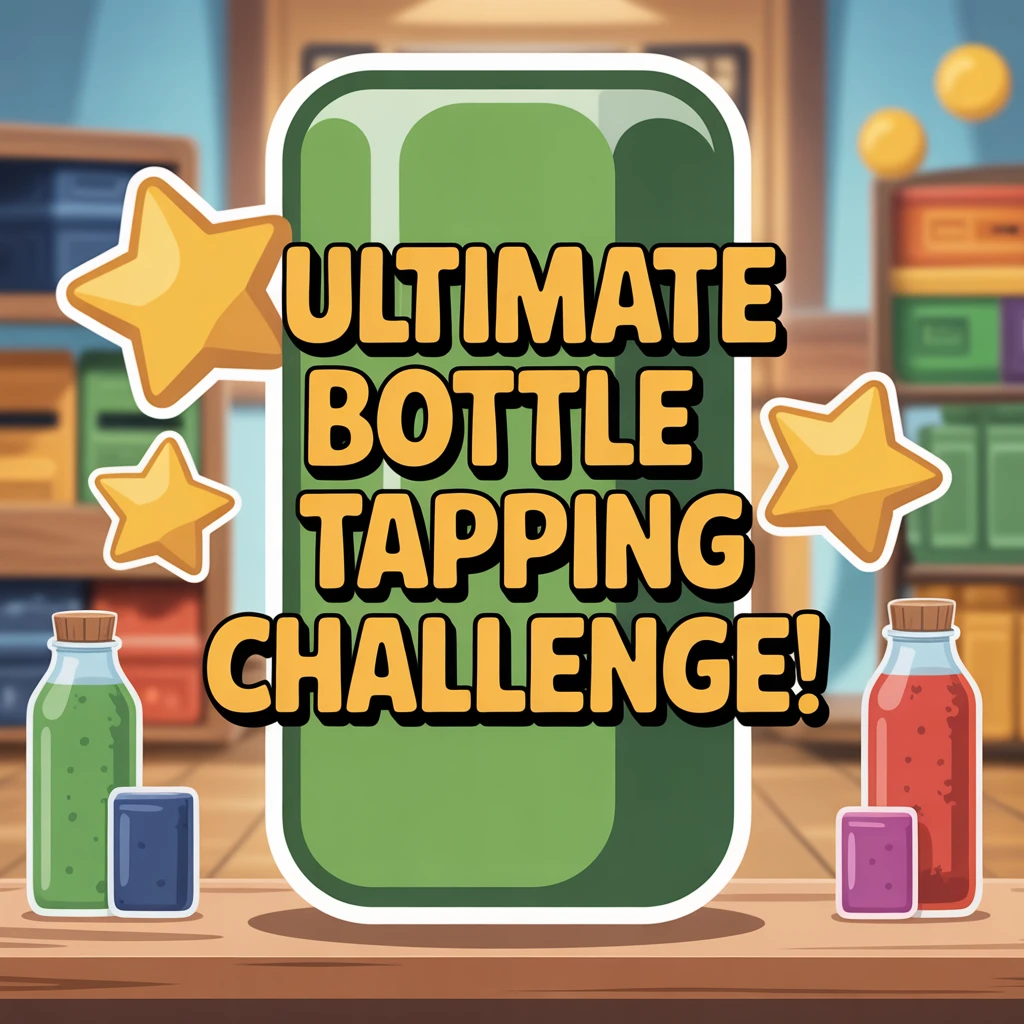 Cover image of Ultimate Bottle Tapping Challenge - Play This Free Online Game!
