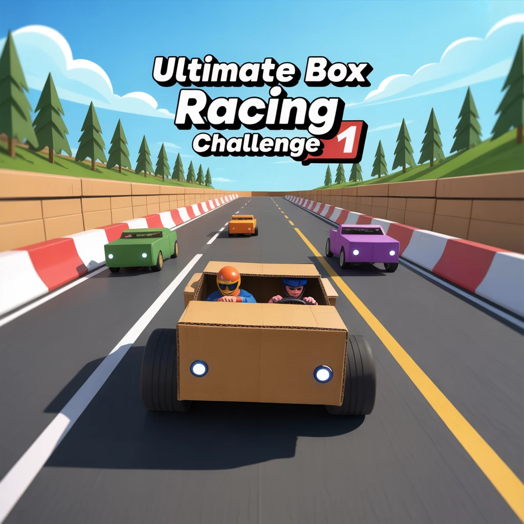 Cover image of Ultimate Box Racing Challenge - Free Online Game