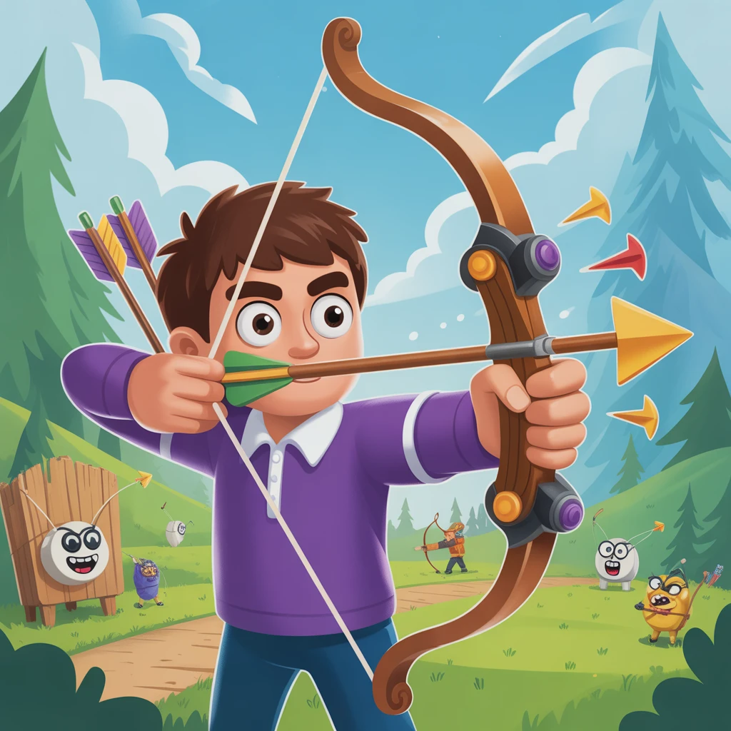 Cover image of Ultimate Buddy Archery Challenge - Free Online Game