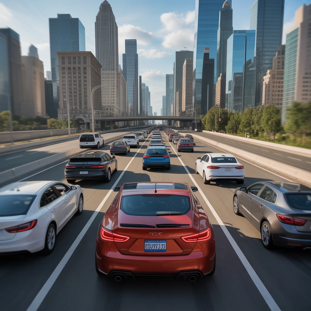 Cover image of Ultimate Car Traffic Simulation: Drive and Conquer Online