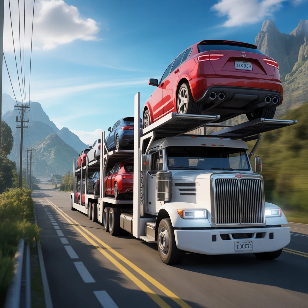 Cover image of Ultimate Car Transport Truck Simulator - Free Online Browser Game