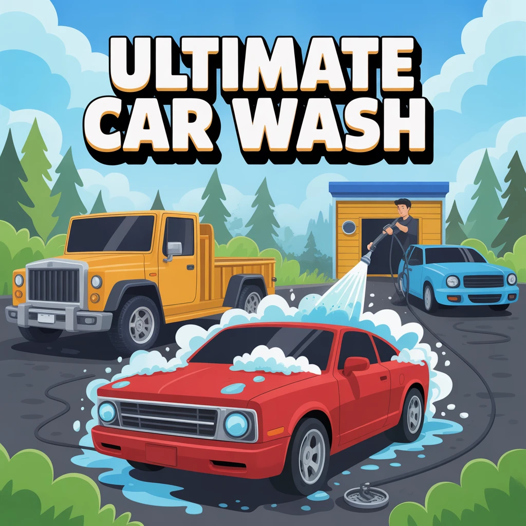 Cover image of Ultimate Car Wash: Free Online Cleaning Challenge