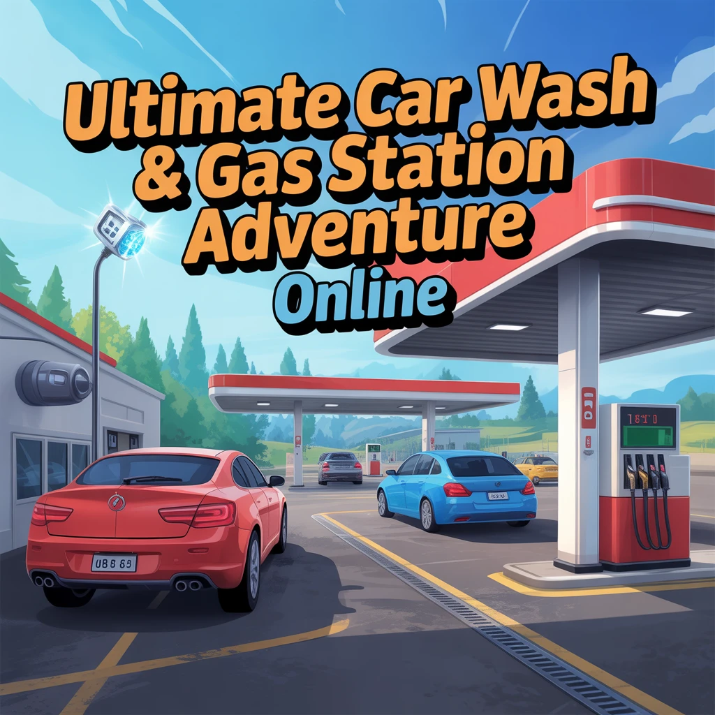 Cover image of Ultimate Car Wash & Gas Station Adventure Online