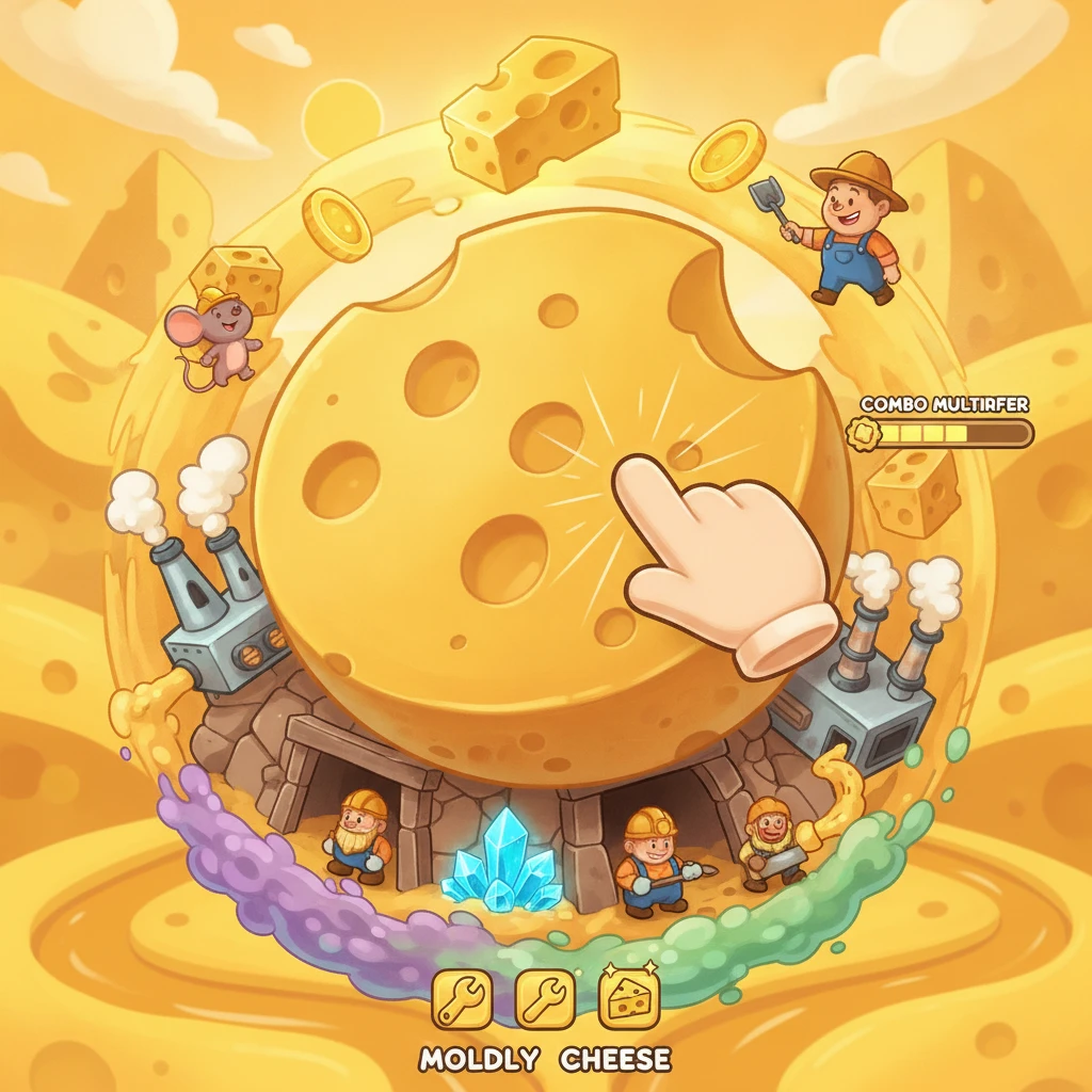Cover image of Ultimate Cheesy Clicker Adventure - Play Free Online!