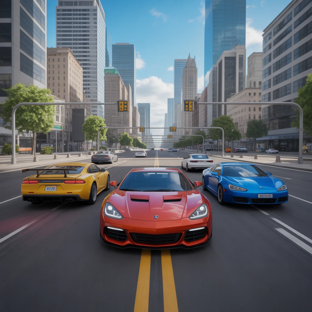 Cover image of Ultimate City Driving Adventure: Explore the Urban Streets Online!