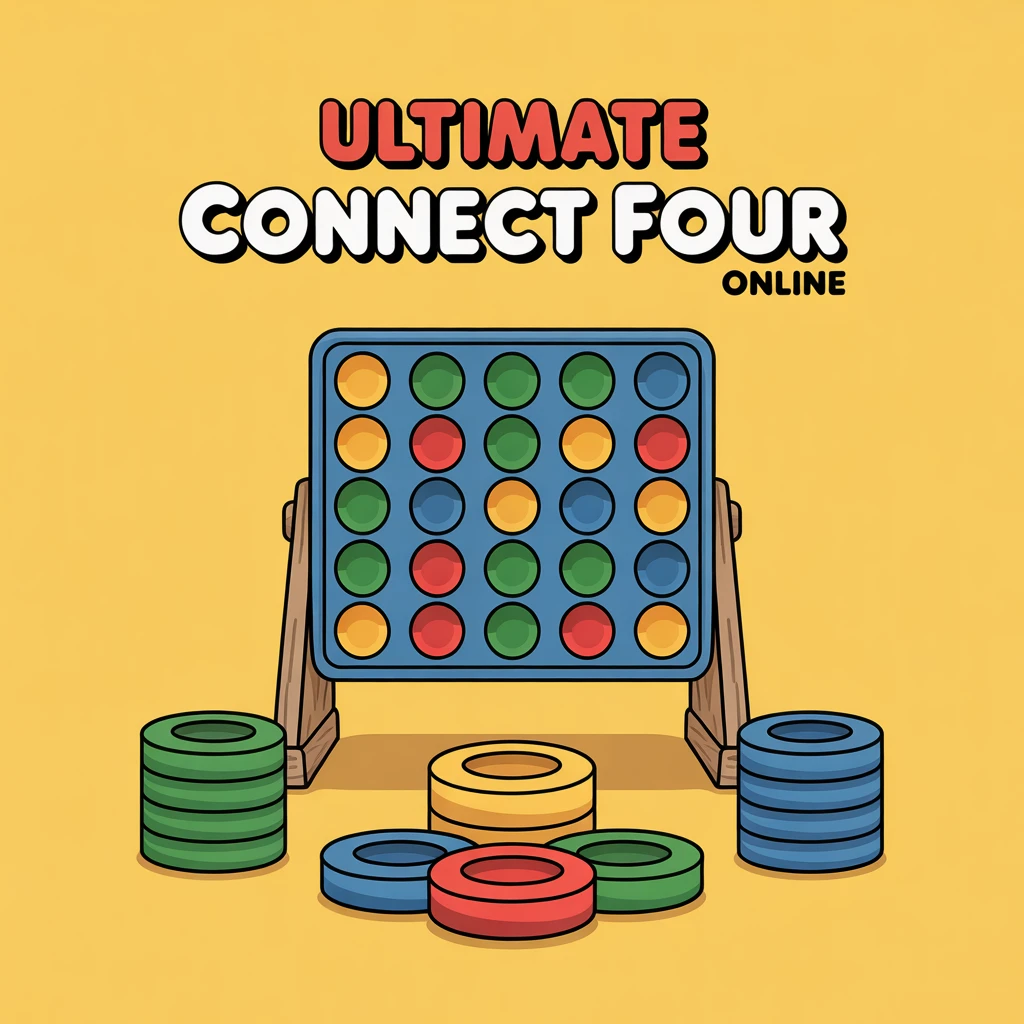 Cover image of Ultimate Connect Four: Play the Classic 4 in a Row Online Game Free