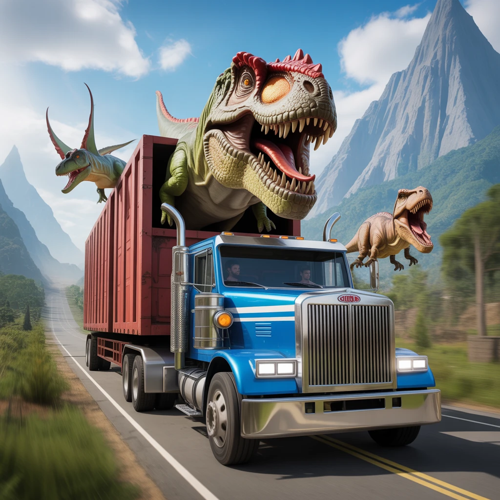 Cover image of Ultimate Dino Transport Adventure - Free Online Browser Game