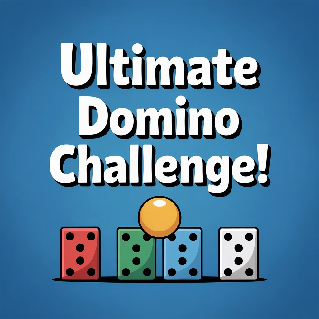 Cover image of Ultimate Domino Challenge: Free Online Fun Game