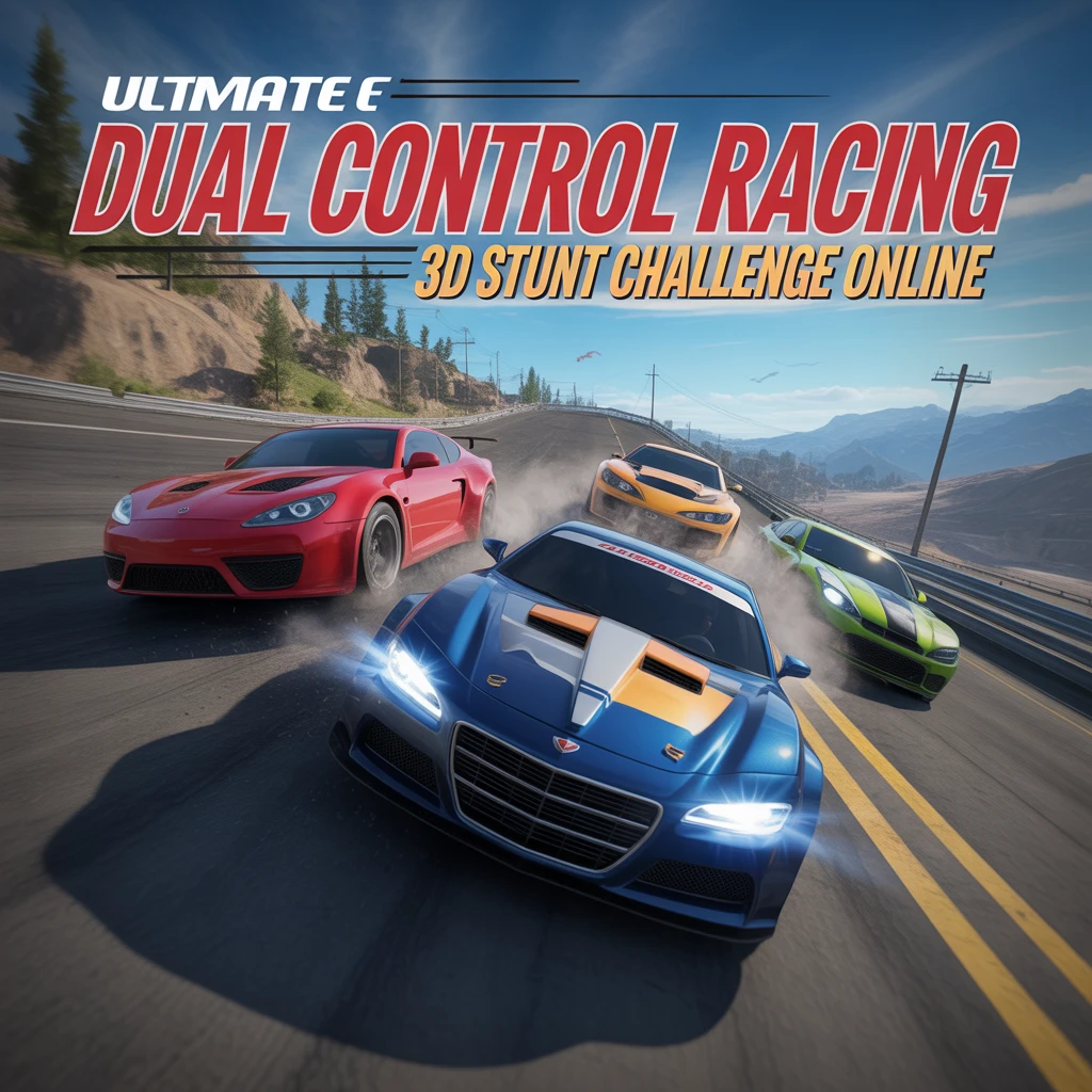 Cover image of Ultimate Dual Control Racing: 3D Stunt Challenge Online