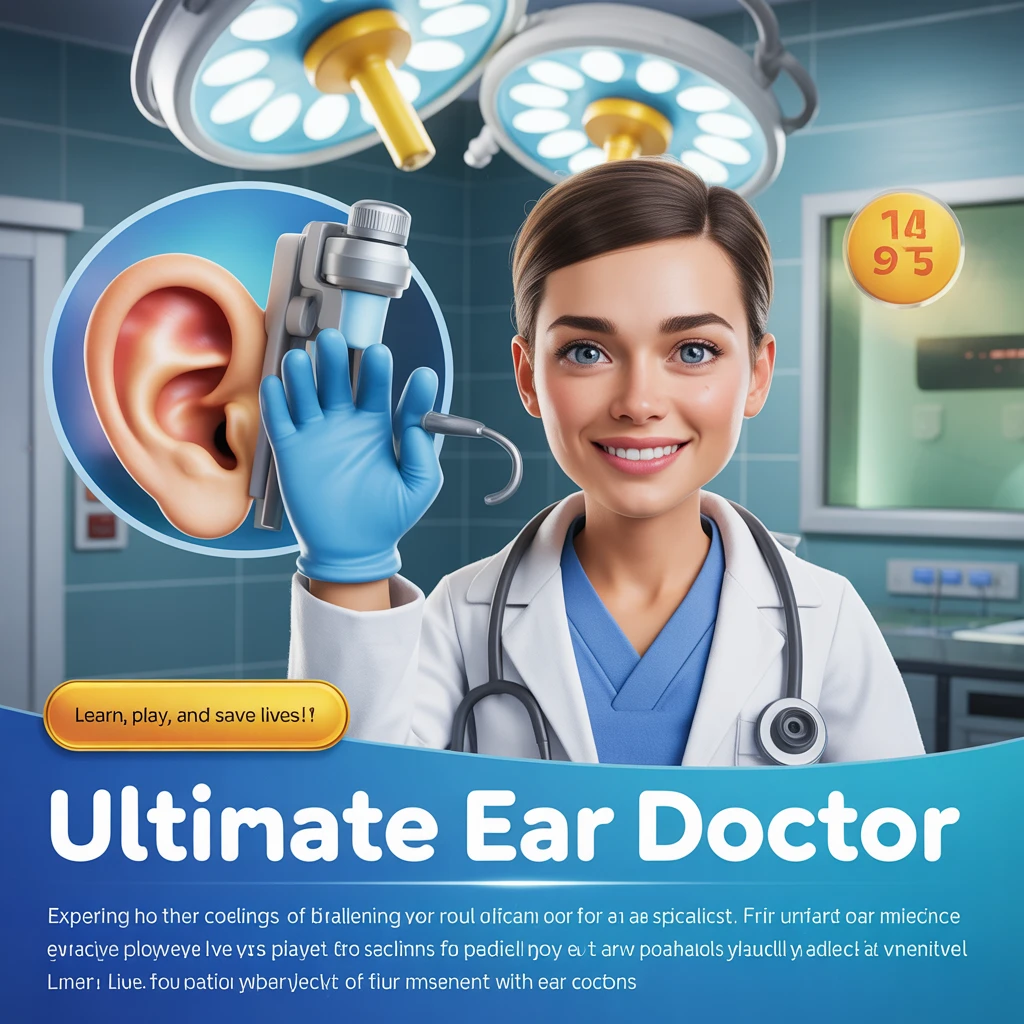 Cover image of Ultimate Ear Doctor: Fun Online Game for Aspiring Medics