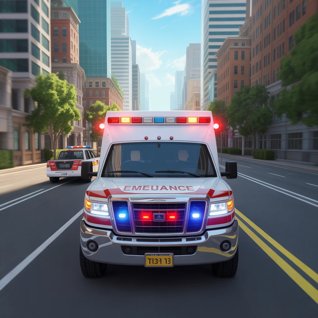 Cover image of Ultimate Emergency Ambulance Driver: A Free Online Simulation Game