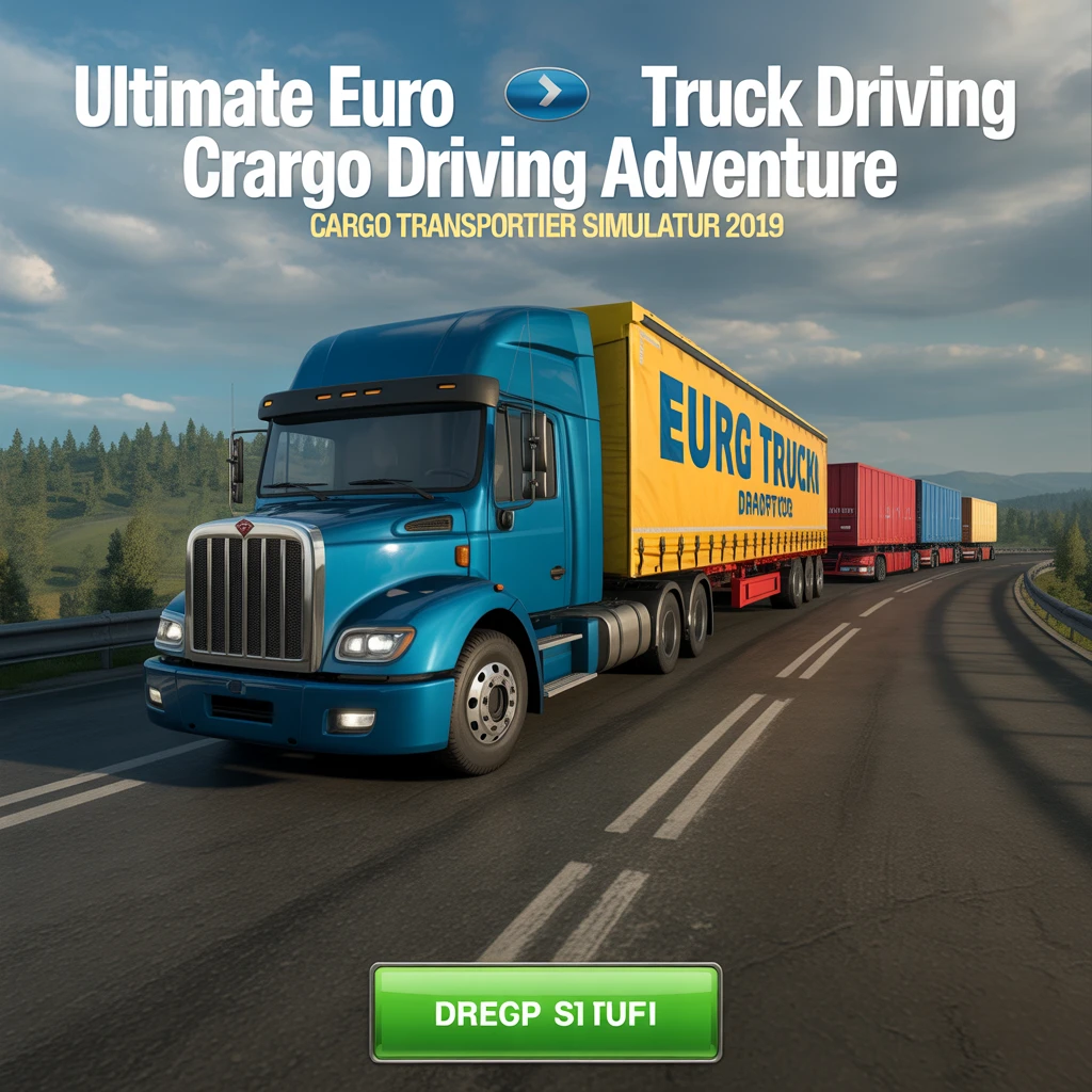 Cover image of Ultimate Euro Truck Driving Adventure: Cargo Transporter Simulator 2019