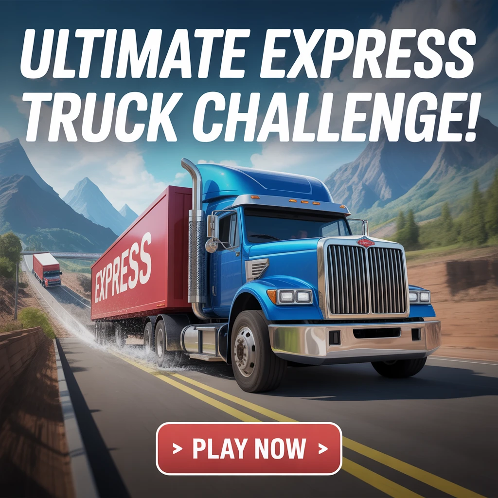 Cover image of Ultimate Express Truck Challenge - Free Online Driving Game!