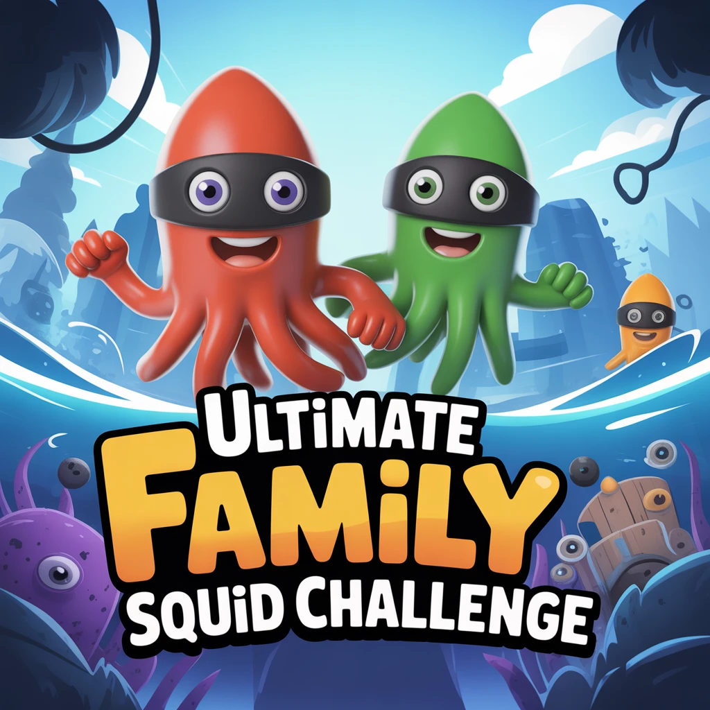 Cover image of Ultimate Family Squid Challenge: Play the Funniest Online Adventure!