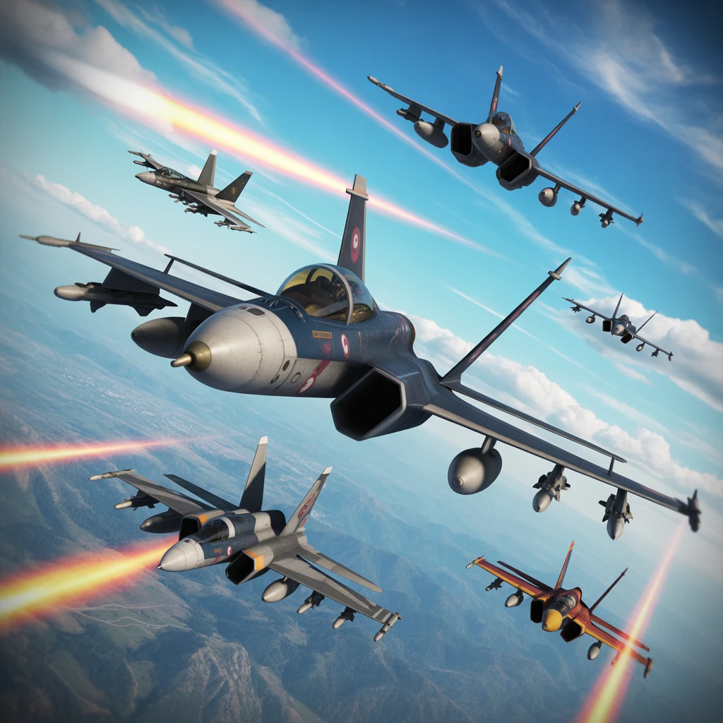 Cover image of Ultimate Fighter Aircraft Simulation: Fly High in This Free Online Game!