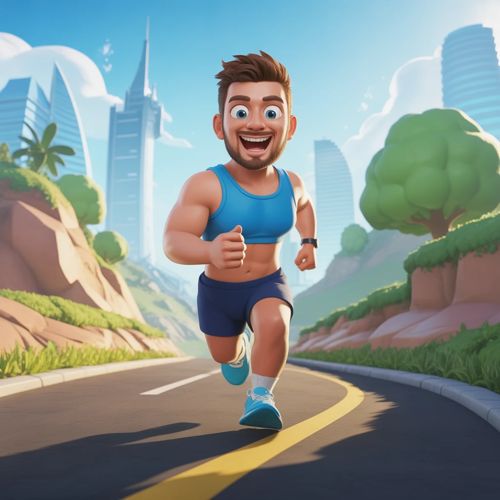 Cover image of Ultimate Fit Runner: Join the Exciting Online Fitness Challenge!