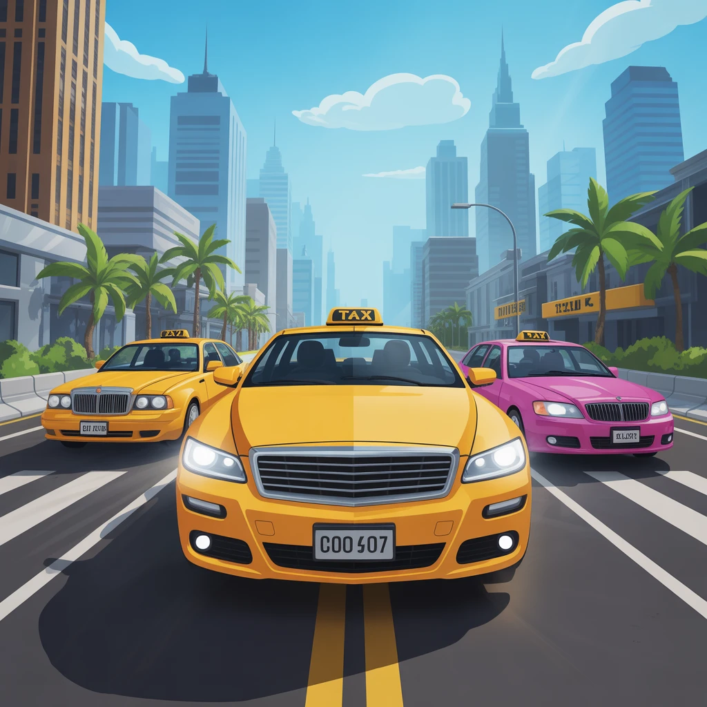 Cover image of Ultimate Free Taxi Driving Simulator: Experience the Thrill Online!