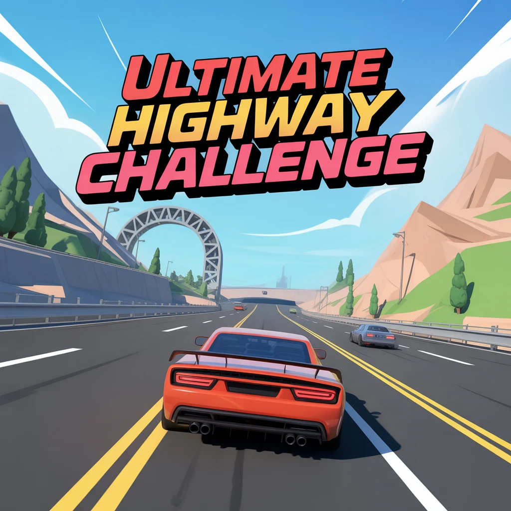 Cover image of Ultimate Highway Challenge: Stay on Track in This Free Online Game!