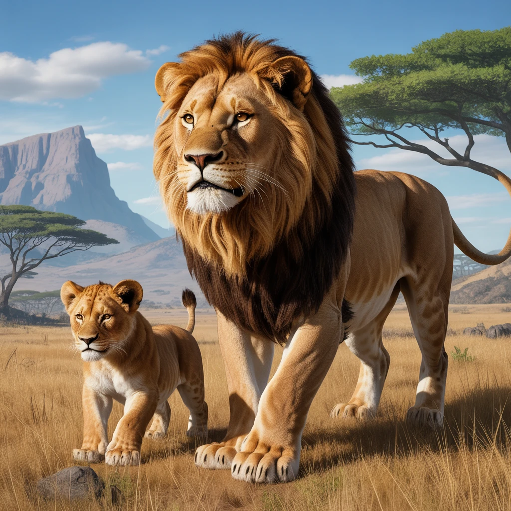 Cover image of Ultimate Lion Family Simulator: Unleash Your Wild Adventure Online